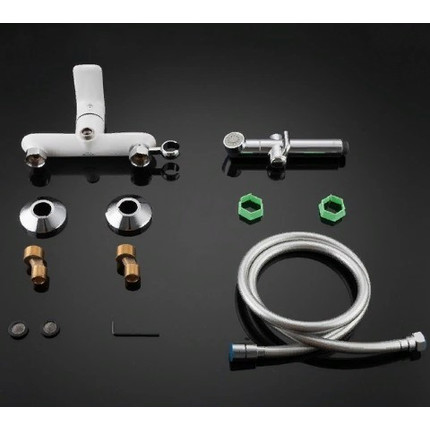 Набор для гигиенического душа Gappo Noar G2048-8, белый/хром фото 6