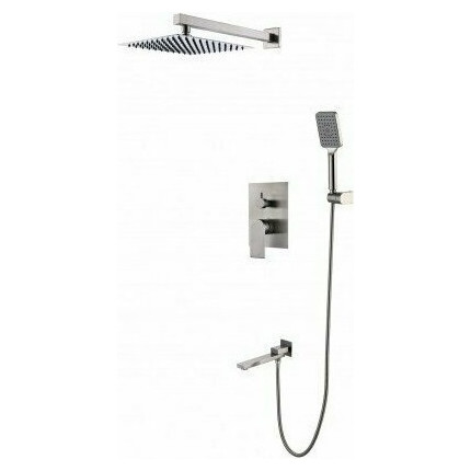 Душевая система для ванны Gappo G7199-20, сатин фото 