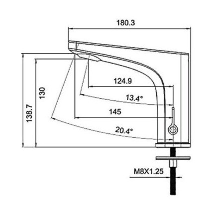 Смеситель для раковины сенсорный Gappo G523 - 8 Смеситель для раковины сенсорный Gappo G523 фото 8