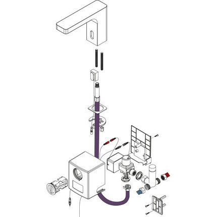 Смеситель для раковины сенсорный Timo Torne 4313/03F, черный фото 13