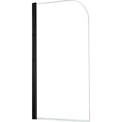 Шторка для ванны Azario Merrit 70х150 см NF6211 BLACK, черный/прозрачное фото 