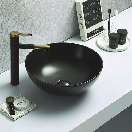 Раковина-чаша Art&Max 41 см AM-104-MB, черный матовый фото 