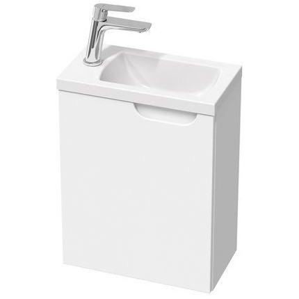Тумба подвесная с раковиной Ravak Classic II 40 см X000001484 L, белый фото 