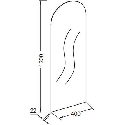 Зеркало Jacob Delafon Candide 40 см EB1424-NF фото 3