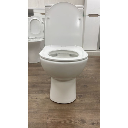 Унитаз-компакт безободковый Azario Ambra AZ-848 с крышкой микролифт - 4 Унитаз-компакт безободковый Azario Ambra AZ-848 с крышкой микролифт фото 4