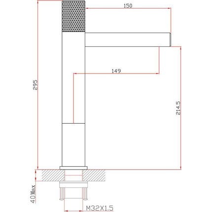 Смеситель для раковины высокий Bronze de Luxe Avantgarde 2030GB, бронза - 8 Смеситель для раковины высокий Bronze de Luxe Avantgarde 2030GB, бронза фото 8