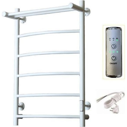 Полотенцесушитель электрический Тругор Пэк сп 5 ВГП с полкой П6 500х800 мм, белый (возможность скрытого подключения) 00-00042756 -  Полотенцесушитель электрический Тругор Пэк сп 5 ВГП с полкой П6 500х800 мм, белый (возможность скрытого подключения) 00-00042756 фото