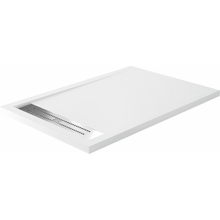 Поддон каменный WasserKraft Mindel 140х90 см 85T36, белый матовый фото 