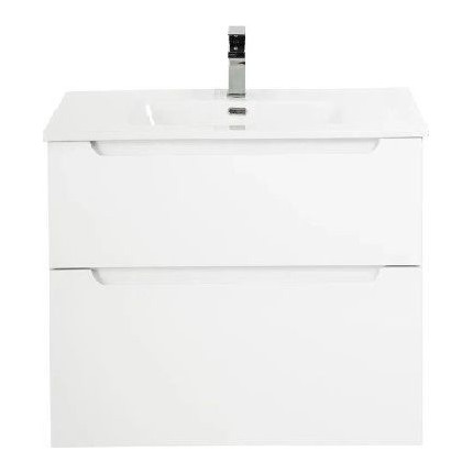 Тумба подвесная с раковиной BelBagno ETNA-H60-700-2C-SO-BL-P 70 см, Bianco Lucido, Цвет фасада: Bianco Lucido -  Тумба подвесная с раковиной BelBagno ETNA-H60-700-2C-SO-BL-P 70 см, Bianco Lucido, Цвет фасада: Bianco Lucido фото