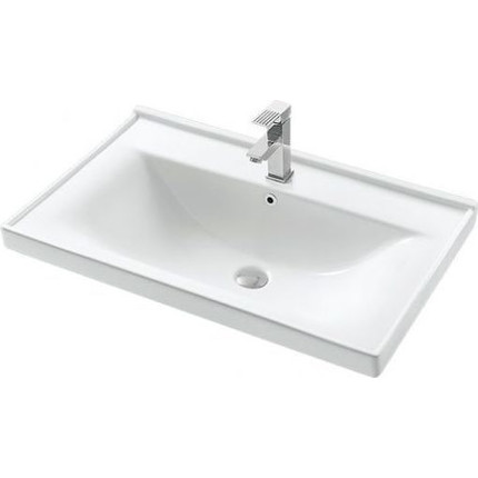 Тумба подвесная с раковиной Mirsant Soho Quadro 80/2 см c доводчиком - 2 Тумба подвесная с раковиной Mirsant Soho Quadro 80/2 см c доводчиком фото 2