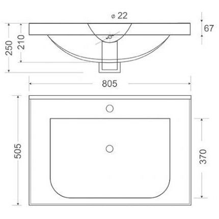 Тумба подвесная с раковиной Mirsant Soho Quadro 80/2 см c доводчиком - 7 Тумба подвесная с раковиной Mirsant Soho Quadro 80/2 см c доводчиком фото 7