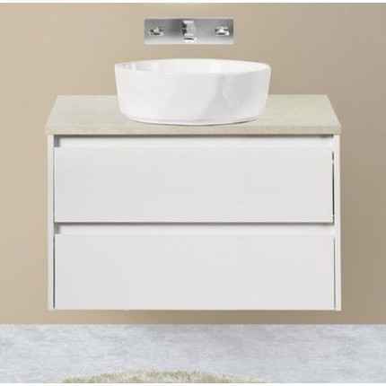 Тумба подвесная со столешницей BelBagno Kraft 100 см KRAFT-1000-2C-SO-BO+KEP-100-MCO-W0 фото 