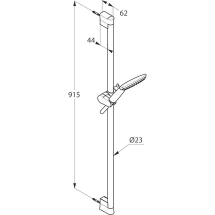 Душевой гарнитур Kludi Freshline 1S 6784005-00 фото 2