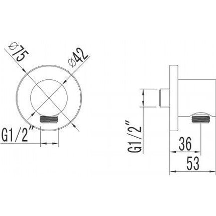 Шланговое подсоединение Lemark LM3783GM, графит - 2 Шланговое подсоединение Lemark LM3783GM, графит фото 2