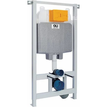 Инсталляция для унитаза Oli 74 601801mSl00 (кнопка смыва Slim, хром глянец) фото 3