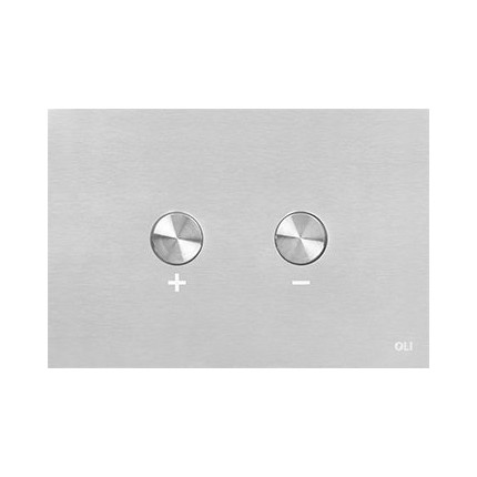 Кнопка смыва Oli Blink (пневматическая) 093399, хром матовый фото 