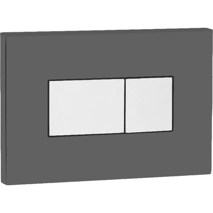 Кнопка смыва Oli Karisma (пневматическая) 641017, черный матовый/хром глянцевый -  Кнопка смыва Oli Karisma (пневматическая) 641017, черный матовый/хром глянцевый фото