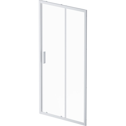 Дверь душевая Am.Pm Gem Solo 100х195 см W90G-100-1-195MT, хром/прозрачное фото 