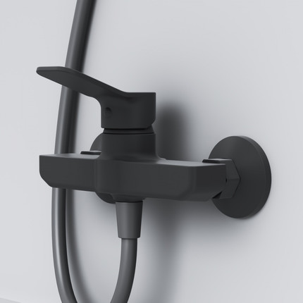 Смеситель для душа Am.Pm X-Joy F85A20022, черный, Цвет производителя: чёрный фото 4