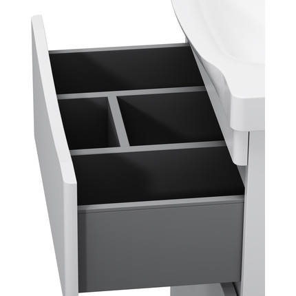 Тумба напольная с раковиной AM.PM Like 65 см M80FSX0652WG, белый глянцевый - 7 Тумба напольная с раковиной AM.PM Like 65 см M80FSX0652WG, белый глянцевый фото 7