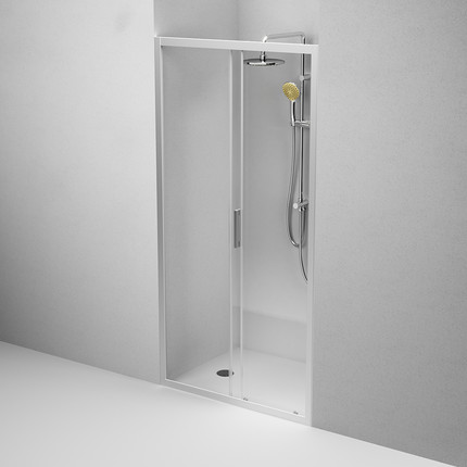 Дверь душевая Am.Pm Gem Solo 100х195 см W90G-100-1-195MT, хром/прозрачное фото 6