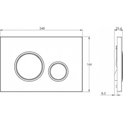 Инсталляция с подвесным безободковым унитазом Azario Nova AZ-8010-1000+AZ-8200-0045+AZ-2216 SP фото 10