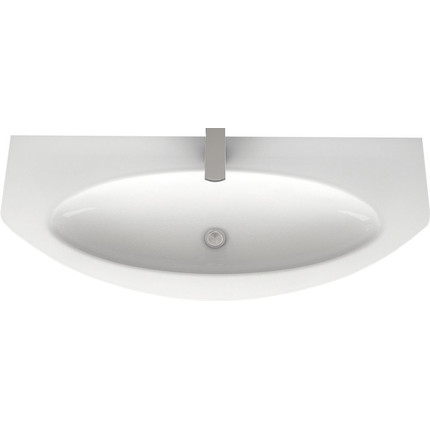 Тумба подвесная с раковиной Cezares Eden 90 см 55070, Rovere scuro фото 4