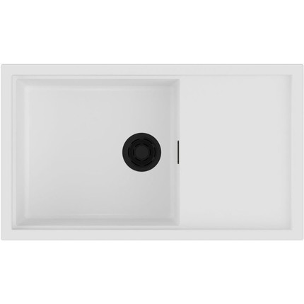 Кухонная мойка Omoikiri Sintesi 86 WH 4997131, белый, Цвет производителя: белый -  Кухонная мойка Omoikiri Sintesi 86 WH 4997131, белый, Цвет производителя: белый фото