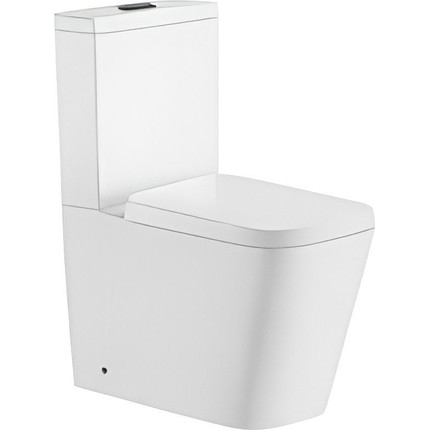 Унитаз-компакт CeramaLux Rimless K2170-1 с крышкой микролифт -  Унитаз-компакт CeramaLux Rimless K2170-1 с крышкой микролифт фото