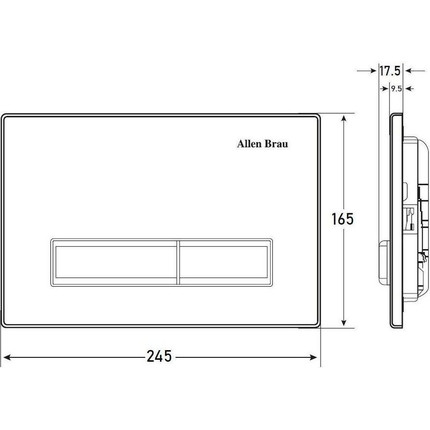 Кнопка смыва Allen Brau Fantasy 9.20003.00 - 2 Кнопка смыва Allen Brau Fantasy 9.20003.00 фото 2