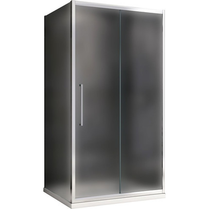 Душевое ограждение Abber Schwarzer Diamant 120x90 см AG30120MH-S90M, хром/матовое фото 