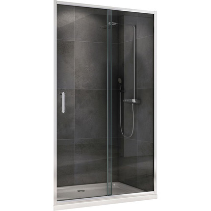 Душевая дверь Abber Schwarzer Diamant 150 см AG301505, хром/прозрачное фото 