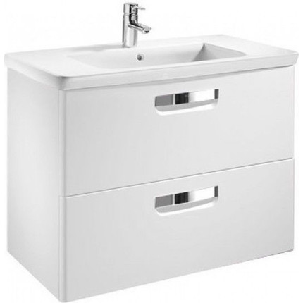 Тумба подвесная с раковиной ROCA The GAP 80 см ZRU9302732, белый - 6 Тумба подвесная с раковиной ROCA The GAP 80 см ZRU9302732, белый фото 6