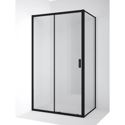 Душевое ограждение Ambassador Forsa 150x100 см 17021221AB-100AB, чёрный/прозрачное фото 