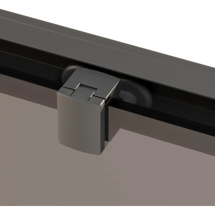 Душевое ограждение Ambassador Forsa 120x120 см 17021218AB-120AB, чёрный/прозрачное фото 5