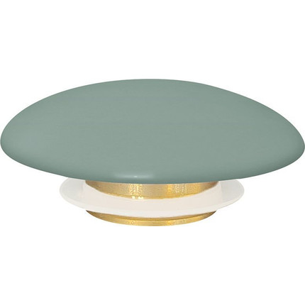 Декоративная крышка на слив для раковины Abber AC0014MCG, светло-зелёный матовый фото 2