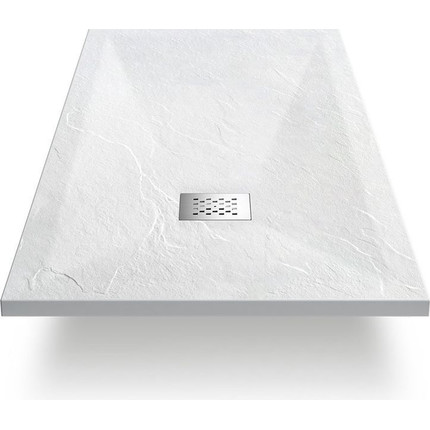 Поддон каменный Vincea 110х80 см VST-4SR8011W, белый матовый фото 3