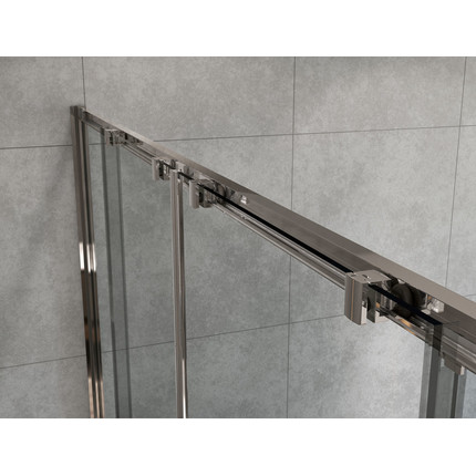 Душевое ограждение Vincea Garda 170x80 см VSR-1G28017CL, хром/прозрачное фото 2