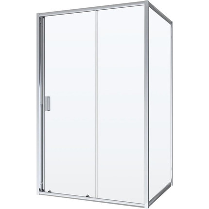 Душевое ограждение Niagara Nova 120x80 см NG-62-12A-NG-A80, хром/прозрачное фото 2
