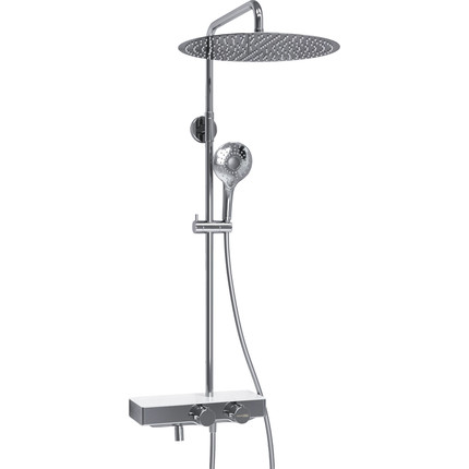 Душевая стойка с термостатом WasserKraft A113.117.101.CH Thermo -  Душевая стойка с термостатом WasserKraft A113.117.101.CH Thermo фото