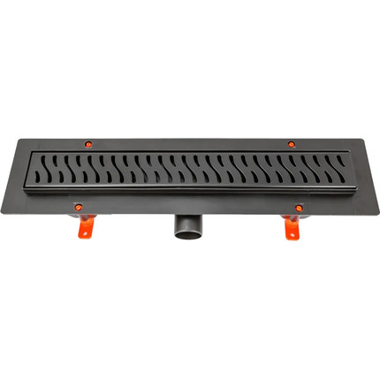 Трап Veconi Harmony Black 35 см V350HB, черный матовый, Цвет производителя: чёрный матовый, Размер трапа: 350 фото 