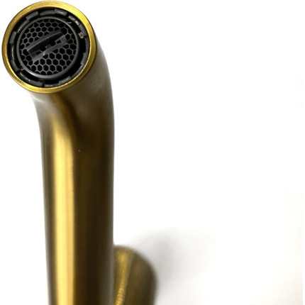 Смеситель для раковины Paini Cox Grip 7GPJ205O, золото матовое фото 3