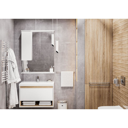 Зеркало-шкаф Mirsant Soho LED 60 см L фото 5