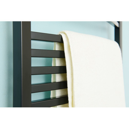 Полотенцесушитель электрический Сунержа Аркус 3.0 П20 1200x600 мм 31-5704-1260 L, чёрный матовый фото 4