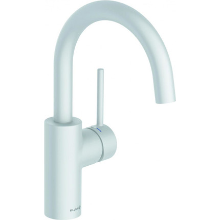 Смеситель для раковины Kludi Bozz 380285376, белый матовый -  Смеситель для раковины Kludi Bozz 380285376, белый матовый фото
