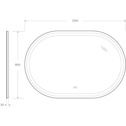 Зеркало Cezares Giubileo Led 120 см CZR-SPC-GIUBILEO-1200-800-TCH-WARM - 9 Зеркало Cezares Giubileo Led 120 см CZR-SPC-GIUBILEO-1200-800-TCH-WARM фото 9
