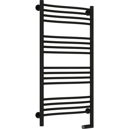 Полотенцесушитель электрический Сунержа Флюид 2.0 П16 1000x500 мм 31-5221-1050 R, чёрный матовый фото 