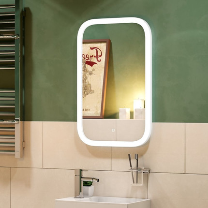Зеркало Континент Mini Led 40 см ЗЛП852 фото 
