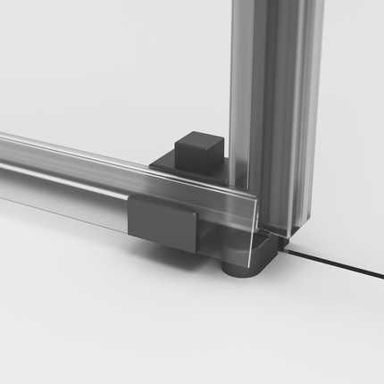 Душевое ограждение Am.Pm X-Joy 120x80 см W94G-403-12080-BТ, черный/прозрачное - 8 Душевое ограждение Am.Pm X-Joy 120x80 см W94G-403-12080-BТ, черный/прозрачное фото 8