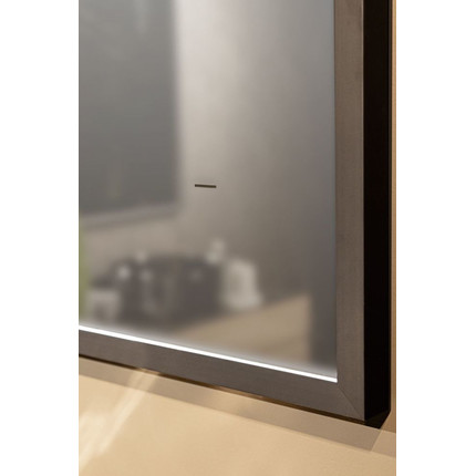 Зеркало Art&Max Aversa 60 см AM-Ave-600-800-DS-F, чёрный фото 5